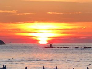 Pesaro Baia Flaminia - Tramonto